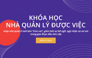 Khóa học Nhà Quản lý Được việc